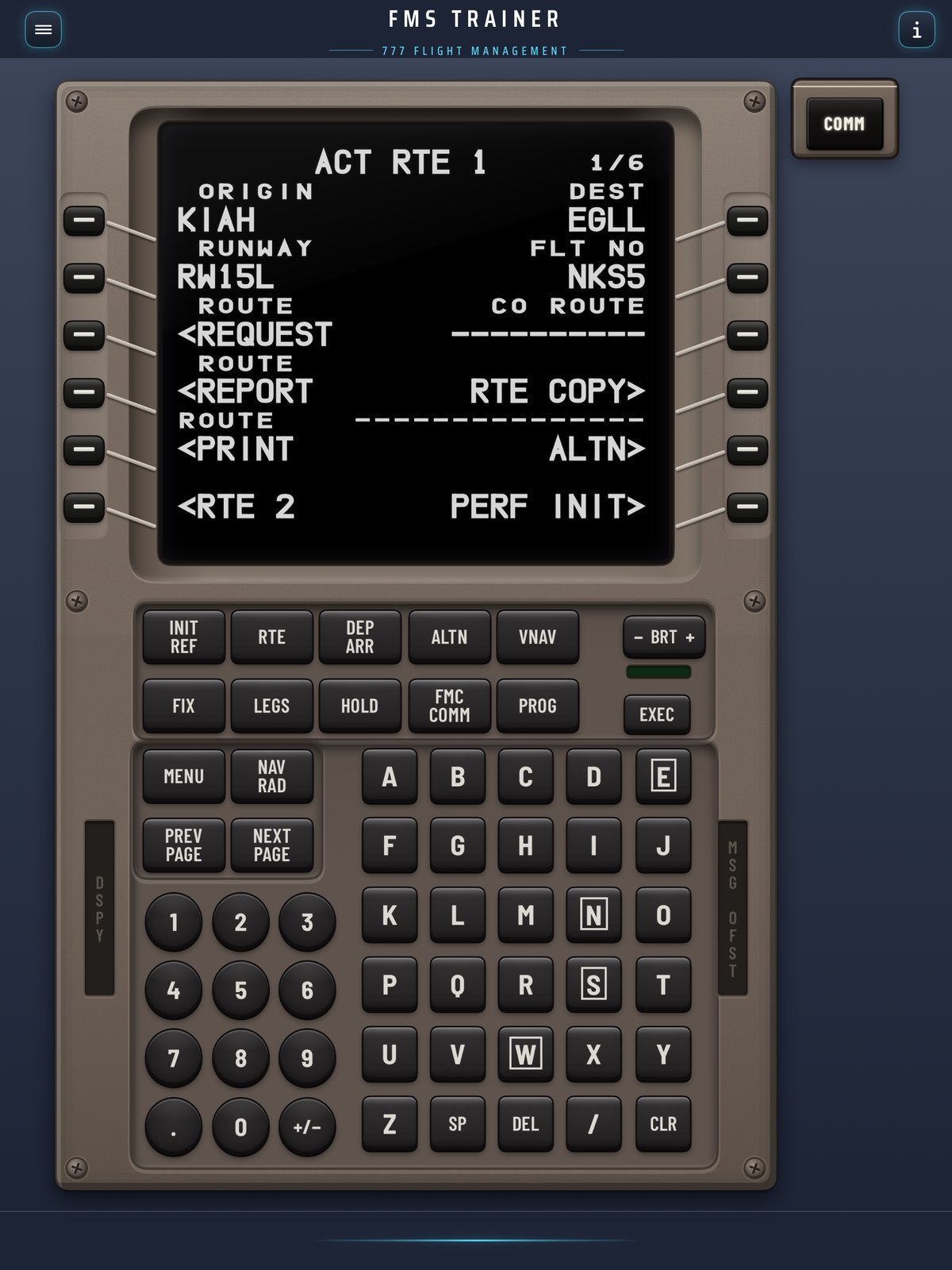 777 CDU route page