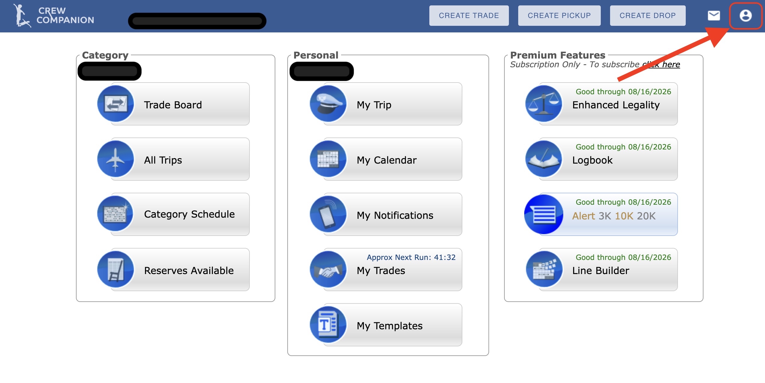 Step 1: Open Crew Companion